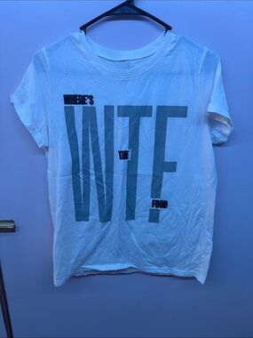 Wound Up White Graphic Tee